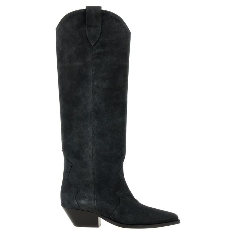 Isabel Marant Black Calfskin Chelsea Women's Boots